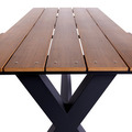 Bord-/bänkset X-modell Teak 176 x 151 cm  Hortus